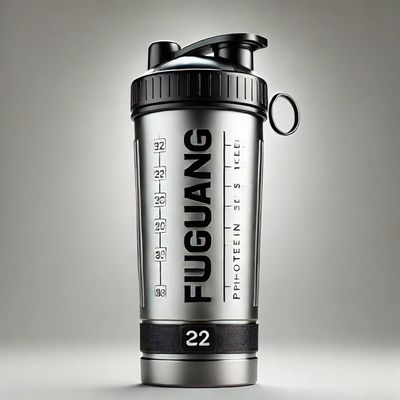 acheter Bouteille de mélangeur de protéines à vis à couvercle Bpa Bouteille de mélangeur de protéines sans BPA 500/750ML Matériau en acier inoxydable 304 Facile à transporter au gymnase ou en déplacement online manufacture