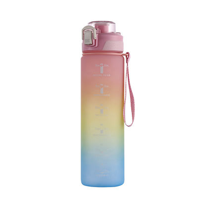 acheter Bouteilles d'eau de sport personnalisées de grande capacité personnalisées Bouteilles d'eau de sport personnalisées Bouteille d'eau en plastique 1000 ml 32 oz Activités sportives en plein air Voyage à vélo online manufacture