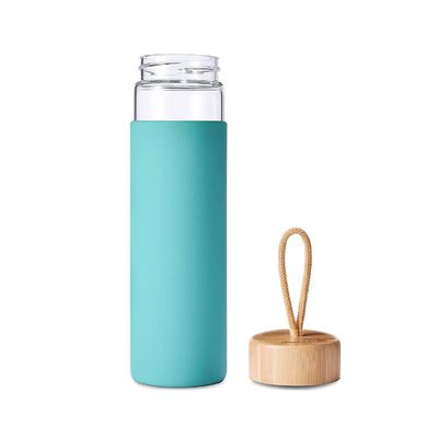 acheter École élégante de design haut de gamme Funky étanche à fuite Bouteille d'eau en verre Bouteille d'eau motivationnelle en verre avec manche portable facile à utiliser et à transporter online manufacture