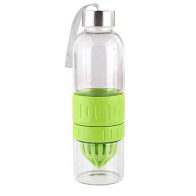 acheter Facile à transporter à l'extérieur 700 ml bouteille d'eau de verre pour perfusion Bpa libre de Tritane réutilisable Bouteille d'eau de verre pour perfusion de fruits étanche à fuite haut et large bouche online manufacture