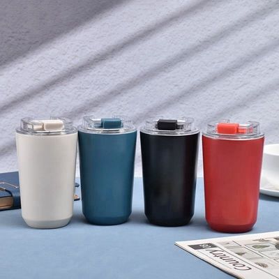acheter Coupe à vide en acier inoxydable isolé sans BPA Sus 304 Coupe à café en acier inoxydable avec couvercle antidérapant Finition mate OEM / ODM Acceptable online manufacture