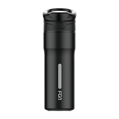 acheter 450 ml Portable à double paroi personnalisé bouteilles d'eau en acier inoxydable en vrac Bouteille d'eau de voyage en acier inoxydable avec poignée en haut Design simple online manufacture