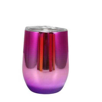 acheter 12 oz de verre à vide en acier inoxydable verre tasse à café à verre isolé pour cocktail de champagne bière online manufacture