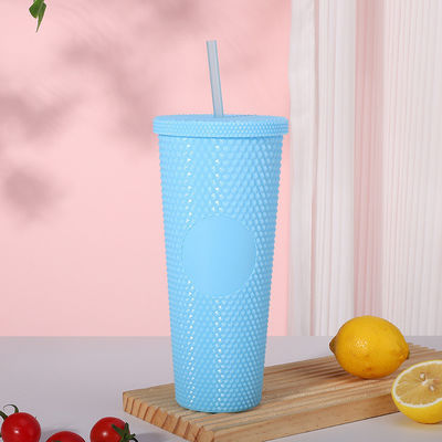acheter Des vacances glacées Lilac Bling Bourdonné en plastique froid tasse Tumbler 24 oz online manufacture