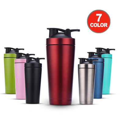 acheter Bouteille de shaker améliorée pour les mélanges de protéines 27 oz avec stockage pour la poudre Bouteille de shaker en acier inoxydable avec fil de fer online manufacture