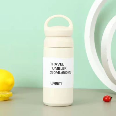 acheter Coupe de style japonais Kinto Tumbler réutilisable en acier inoxydable isolé Voyage Café Bouteille d'eau Poignée de vide Flasque thermos online manufacture