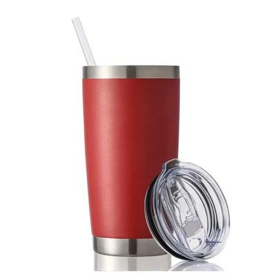 acheter Coupe à vide à double paroi isolée en poudre enduite de verre coupe à vide chaude en acier inoxydable online manufacture