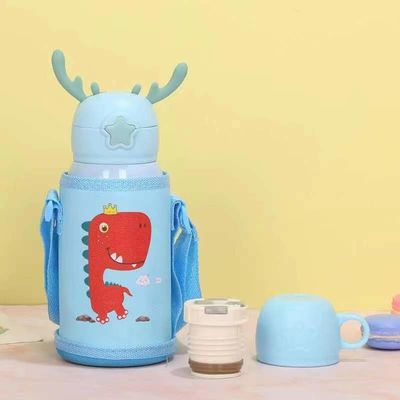 acheter Étain inoxydable 17 oz Unicorn Cups pour les enfants Beau bouteille d'eau isolée avec bande de paille Flasque anti-fuite pour garçons et filles online manufacture