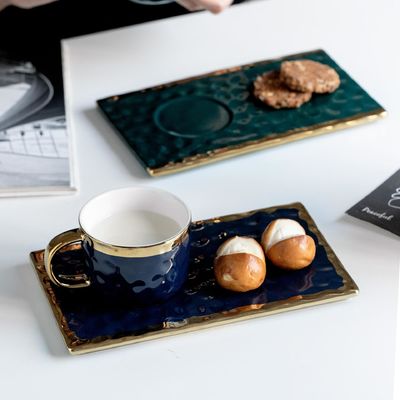 acheter Elegante sophistiquée esthétique de style nordique Luxe tasse de café en céramique avec plaque online manufacture