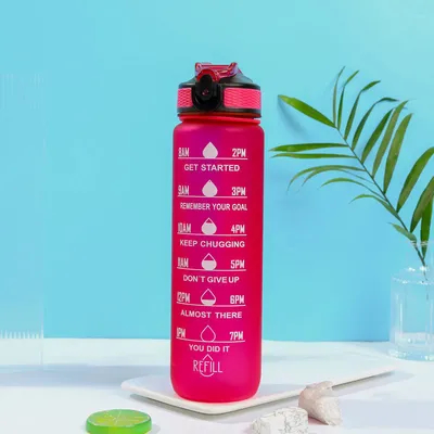 acheter Une bouteille d'eau potable personnalisée et sans BPA, avec une marque horaire et une paille pour vous assurer de boire suffisamment d'eau toute la journée. online manufacture