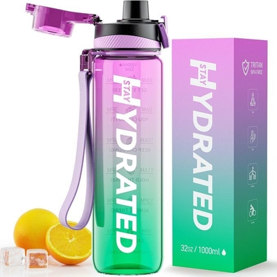 acheter Bouteille d'eau motivante Tritan 32 oz sans BPA 5507501000ML Bouteille d'eau de sport avec suivi du temps, large ouverture, étanche, tendance, comme cadeau de Noël online manufacture
