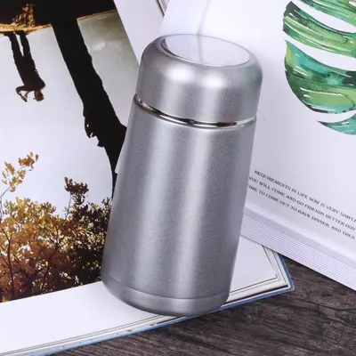 acheter 320ml Mini Cute Bouteilles à vide en acier inoxydable Bouteilles d'eau potable et tasses et tasses, or fabrication en ligne