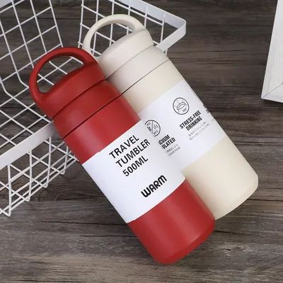 acheter 500 ml Gobelets d'eau de voyage portables avec infuseur de thé Bouteilles de café isolées en acier inoxydable japonais fabrication en ligne