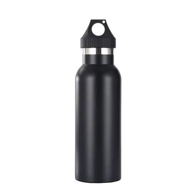 acheter Bouteilles d'eau en aluminium de 20 oz Bouteilles d'eau en vrac réutilisables Bouteilles d'eau légères étanches en aluminium sport avec boucle de capuche tournante pour gym, randonnée, vélo, camping, pêche online manufacture