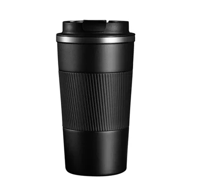 acheter 17oz tasse de café de voyage isolation tasses de café avec couvercle imperméable à la fuite vide en acier inoxydable double murée thermique voiture barres à café réutilisable fabrication en ligne