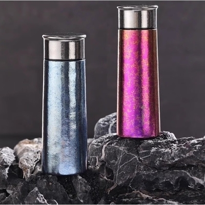 acheter Bouteille d'eau en métal ultra léger portable explorateur de titane bouteille de finition martelée 360 ml bouteille d'eau d'aventure résistance à la corrosion supérieure online manufacture