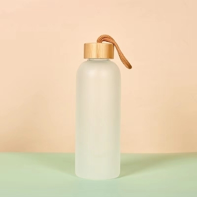 acheter Bouteille d'eau en verre de 500 ml 750 ml de qualité supérieure Bouteilles de boissons sportives personnalisées à manche en silicone élégantes et pratiques pour toutes les activités quotidiennes à l'intérieur et à l'extérieur online manufacture