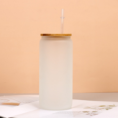 acheter Résistance à la chute Bouteille d'eau en verre transparent Bottle d'eau en verre borosilicate pour ménage Bottle de café en verre avec paille Grande capacité 8 * 15cm Personnalisé Acceptable online manufacture