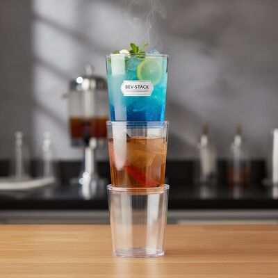 acheter Cylindre de gobelet en plastique empilable adapté aux boissons chaudes et froides, parfait pour les services de restauration et les stations de boissons fabrication en ligne