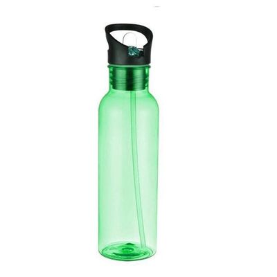 6.8*25.5cm Manche portable 700ml Grande capacité Bouteille de sport Tritan personnalisée Gym Bouteille d'eau avec bouton de paille Design de couvercle anti-poussière