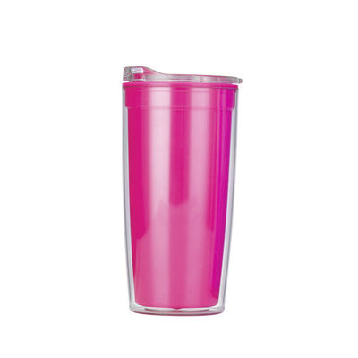 570ml Bouteille d'eau en plastique isolée à double paroi Glitter Bouteille d'eau moderne avec GRS 100% sans BPA lave-vaisselle sûre facile à transporter