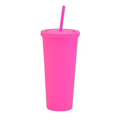 Une tasse de voyage en plastique personnalisée pour les fêtes d'anniversaire, étanche aux fuites et facile à nettoyer