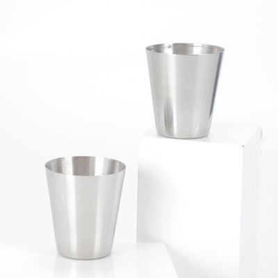 Coupe en acier inoxydable 2Pc 304 13,52 oz 400ml Coupe à eau inébranlable étanche à la rupture