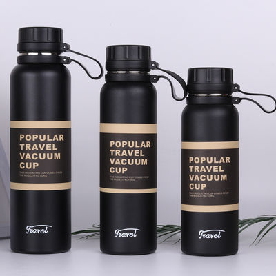 Bottle d'eau de sport portable en acier inoxydable 304