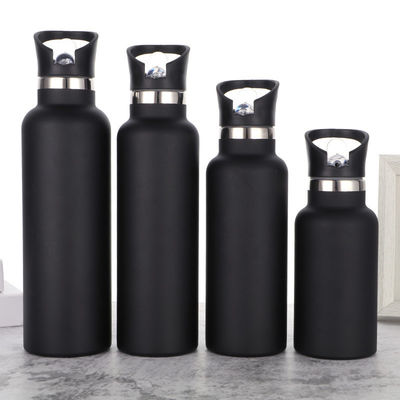 25 oz Hydro Double Bouteille d'eau en acier inoxydable Bouteille de morsure Vapeur supérieure sous vide isolé Proof de sueur Proof de fuite Sports Thermos Standard Bouche 25 oz BPA-Free