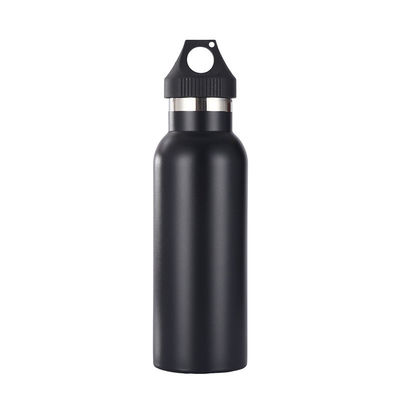 Bouteilles d'eau en aluminium de 20 oz Bouteilles d'eau en vrac réutilisables Bouteilles d'eau légères étanches en aluminium Sport avec boucle à capuche pour gymnase Randonnée à vélo Camping Pêche