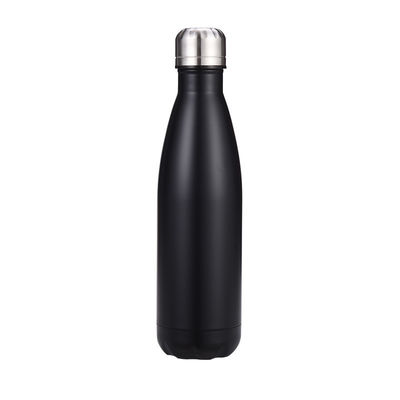 Bouteille à double paroi en acier inoxydable 18/8 à vide en forme de Coca-Cola Bouteille à bouche étroite Thermomètre Bouteille qui garde chaud et froid 350ml 500ml 750ml 1000ml
