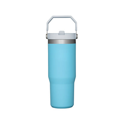 Une tasse portable de 30 oz, une tasse de voiture de 304 en acier inoxydable, une tasse thermos, une tasse de paille, une tasse de voiture portable de 20 oz.