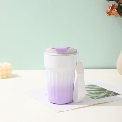 380ml Bon prix Gradient à la mode Double paroi tasse à café Vacuum Flask Pour Voyage
