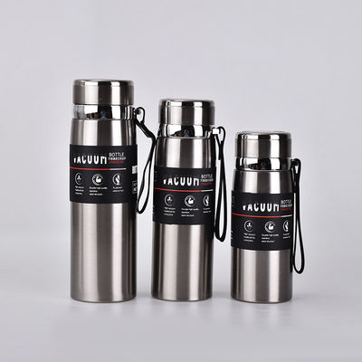 Tumbler, à vide isolé en acier inoxydable Tumbler 1000ml bouteille thermique isolée grand vide double isolation tasse bouteille de sport portable pour boissons chaudes et froides Sport Gym vélo