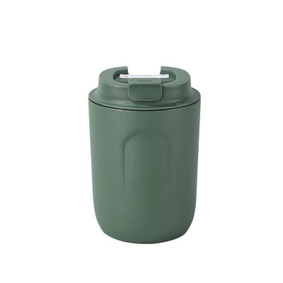 Coupe à café en acier inoxydable tasse de voyage double coupe à vide à paroi coupe recyclable pour voiture thermos avec couvercle pour garder le café chaud / glacé
