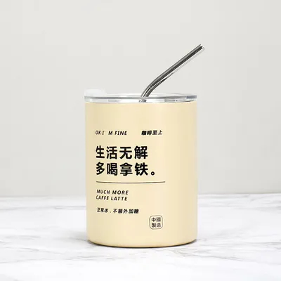600 ml tasses de café de voyage isolées sous vide en acier inoxydable