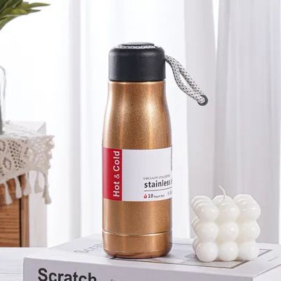 Bouteille d'eau isotherme – 20 oz Triple paroi sans BPA, thermos en acier inoxydable étanche pour boissons chaudes et froides – Bouteille d'eau réutilisable idéale pour le travail, le sport, les voyages et l'école