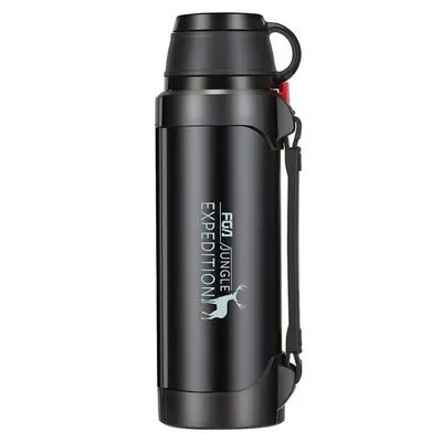 1200ml 1,2 litre Vacuum 316 en acier inoxydable Bouteille en flacon isolant chaud et froid Voyage en métal Bouteille de sport facile à transporter pour les activités de plein air