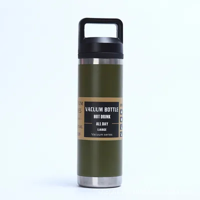 20OZ / 28OZ / 40OZ Bouteille d'eau à double paroi en acier inoxydable isolé sous vide,bouteille de grande capacité pour l'eau chaude ou glacée,thé,café,jus,multifonctionnel comme tasse ou bouteille