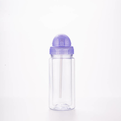 Nouvelle bouteille d'eau en plastique pour enfants à double couche pour l'extérieur
