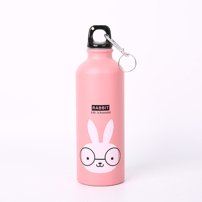 Bouteille d'eau en aluminium - Bouteille d'eau sportive à bouche étroite avec couvercle à vis bouclé, isolé sous vide et sans BPA, bouteille d'eau extérieure portable